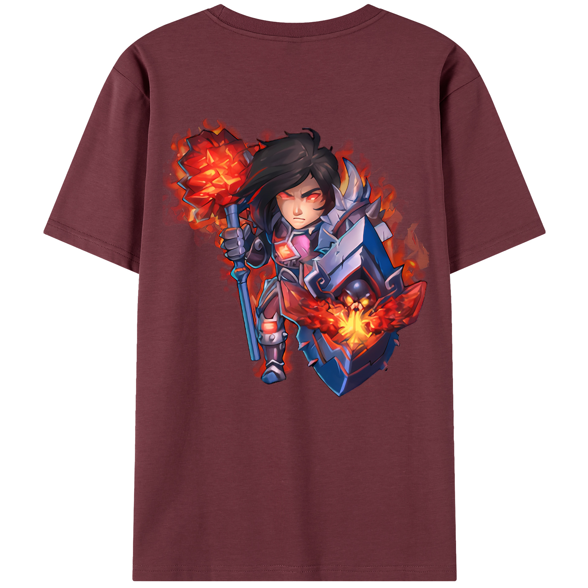 リーグ・オブ・レジェンド League of Legends LOL 綿100％半袖Tシャツ（背面プリント）
